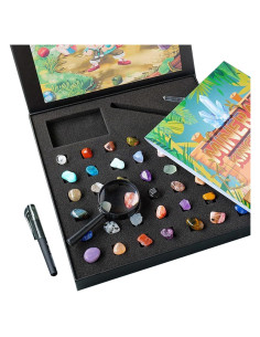Kit de Rocas 43 Piezas Vbvbip con Herramientas de Geología
