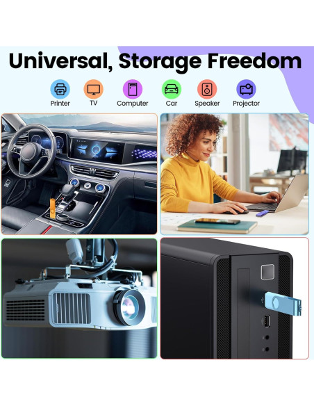 Kepmem Paquete 10 Unidades USB 2.0 16GB Flash Giratorio Kepmem Paquete 10 Unidades USB 2.0 16GB Flash Giratorio