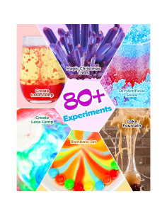 Kit de Experimentos Científicos Airbition 80+ para Niños 6-12 Años 2