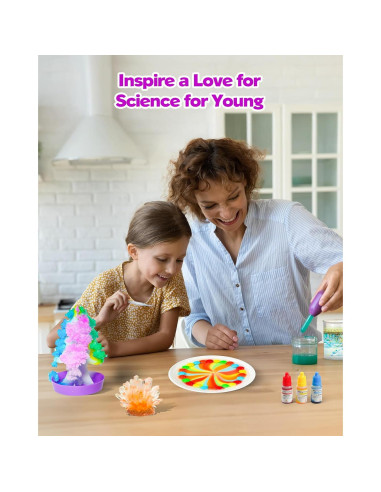 Kit de Experimentos Científicos Airbition 80+ para Niños 6-12 Años