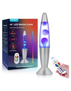 Lámpara LED Cambiante Lazzgan 40.6 cm Control Remoto