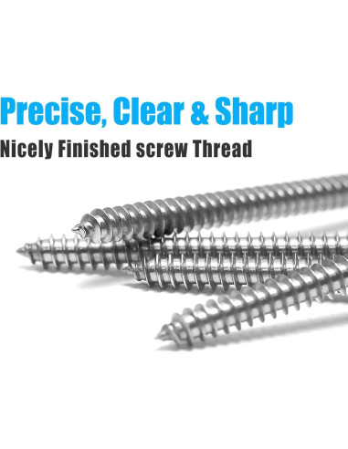 Kit de Tornillos Autoperforantes M6 M5 M4 M3 - 815pcs Acero Inoxidable