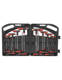 Set de Llaves Hexagonales y Torx 16 Pzs Rotation con Estuche