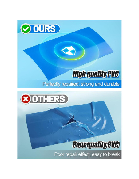 Parche de Reparación de PVC Aulock 0.86 x 0.61 m Azul