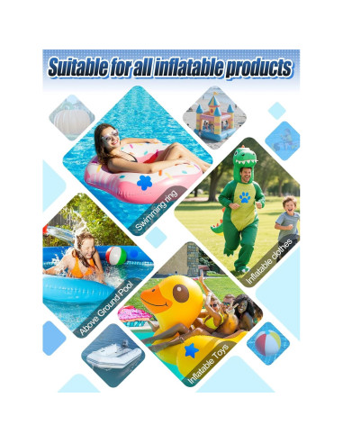 Parche de Reparación de PVC Aulock 0.86 x 0.61 m Azul