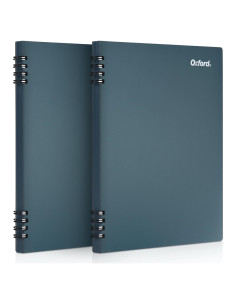 Cuaderno Oxford de Papel de Piedra Azul 14x21.6 cm 60 Hojas 2 Paquete