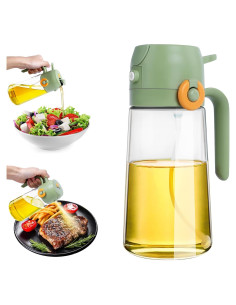 Rociador de Aceite VUTGE 470ml Verde A Prueba de Fugas