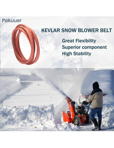 Correa de Kevlar para quitanieves Craftsman 289,56 cm