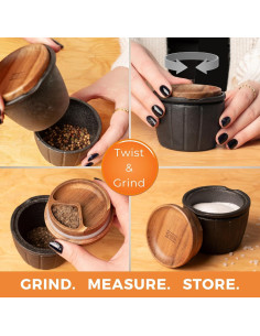 Molino de Especias KABIN - Molinillo Manual de Hierro Fundido 2