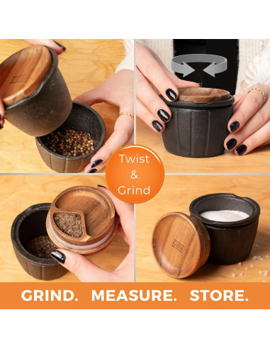 Molino de Especias KABIN - Molinillo Manual de Hierro Fundido