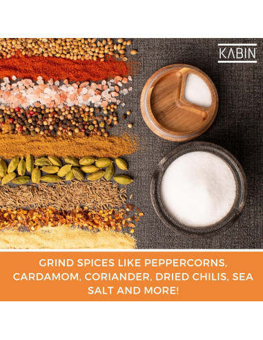 Molino de Especias KABIN - Molinillo Manual de Hierro Fundido