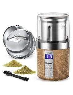 Molinillo Eléctrico de Especias COOL KNIGHT 80g Acero Inoxidable