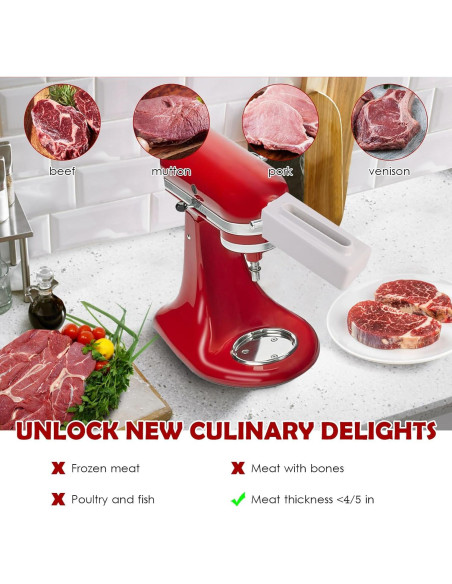 Ablandador de Carne KitchenAid y Cuisinart Acero Inoxidable