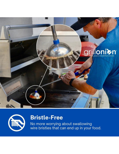 Cepillo Limpiador de Parrilla Grill Floss Sin Cerda 53 cm