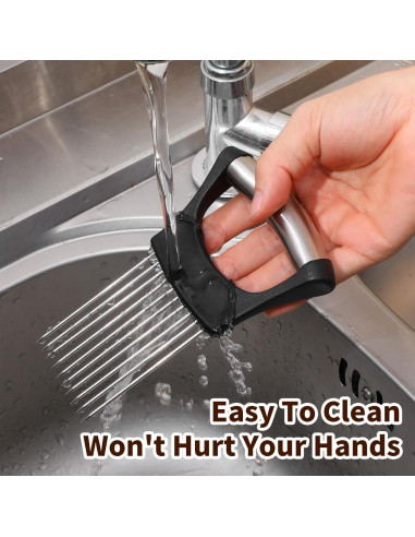 Soporte Cortar Cebolla JIEYAO Acero Inoxidable 14.3x9.4cm