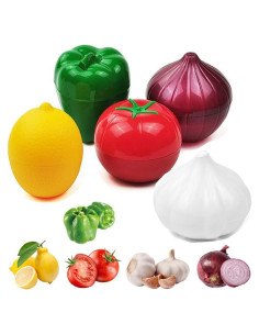 Contenedores de Almacenamiento de Verduras OUKEYI - 5 Piezas Reutilizables