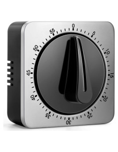 Temporizador de Cocina Mecánico Albayrak 100% Acero Inoxidable