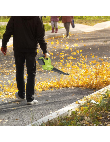 Soplador de Hojas JAGROM Inalámbrico 20V 130 km/h 180 m/h