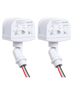 Sensor de Movimiento Treewell 2 Pack 240 Ajustable 18.3m