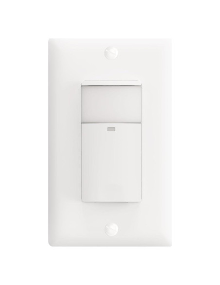 Interruptor de Luz ECOELER con Sensor de Movimiento PIR Blanco