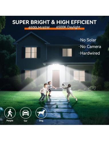 Foco LED de Inundación 65W PURICH con Sensor de Movimiento