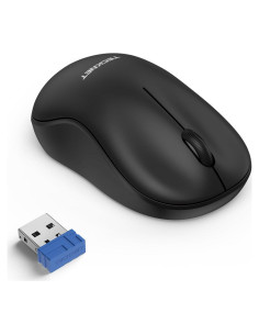 Ratón Inalámbrico TECKNET Pequeño Ergonómico 2.4G Negro