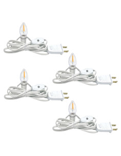 Cordón Accesorio Kiraralite 4 Bombillas LED 1.83m Blanco