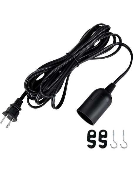 Cable de Lámpara Colgante Extensión 4.57m Simple Deluxe 360W