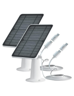 Cargador Solar WININMETA 5W para Cámaras Eufy - Paquete de 2