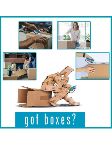 Cortador de Cajas Retráctil Home Planet Gear - Ergonómico Azul