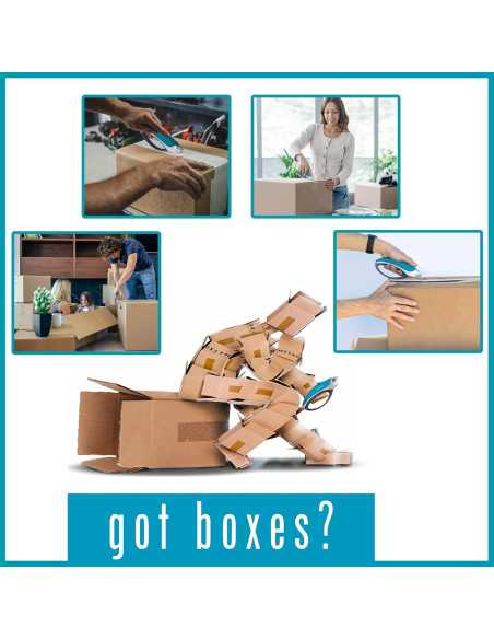 Cortador de Cajas Retráctil Home Planet Gear - Ergonómico Azul