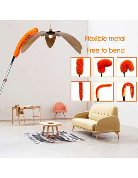 Kit de limpieza Buyplus 6 m, plumero extensible y limpiador de ventanas