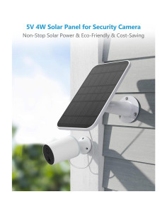 Cargador Solar WININMETA 5W para Cámaras Eufy - Paquete de 2 2