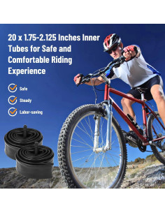 Cámaras de Aire Yeesport 20/24/26" x 1.75-2.125" MTB 6 Pack 2