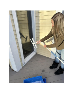 Kit de Lavado de Ventanas Unger 2 en 1 con Microfibra y Cubo 2