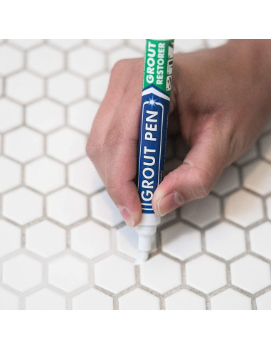 Marcador de Lechada Blanco RAINBOW 5mm - 2 Paquete con Puntas Extra