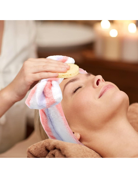 48 Bandas de Cabeza de Spa Giegxin - Lazo Suave Multicolor