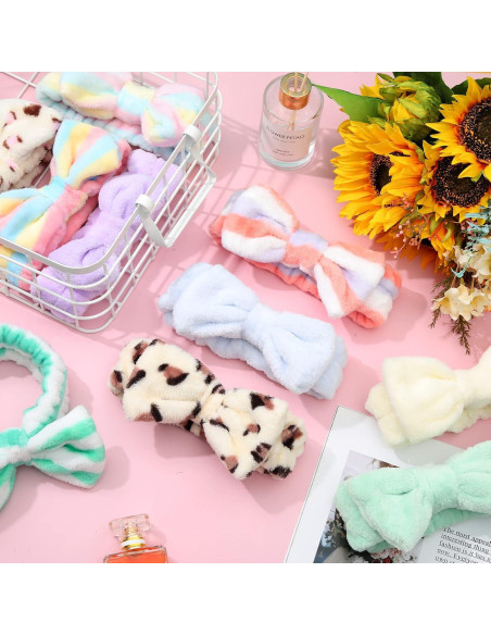 48 Bandas de Cabeza de Spa Giegxin - Lazo Suave Multicolor