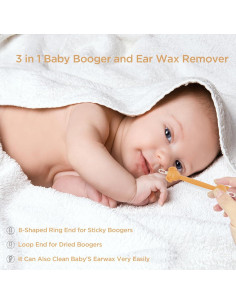 Limpiador de Nariz y Oídos 3 en 1 Babysun para Bebés 2