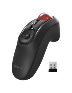Ratón Trackball ELECOM Relacon Inalámbrico 2.4GHz Ergonómico