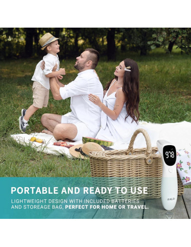 Termómetro Digital Infrarrojo AL21 para Frente y Oído - Rápido y Preciso