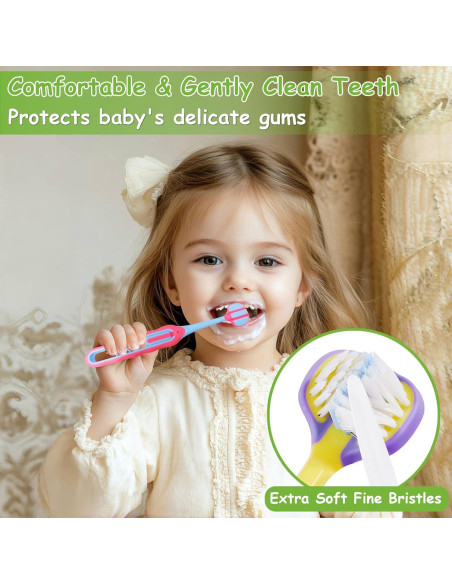 Cepillo de Dientes 3 Lados PANIMOSI para Niños 1-12 Años