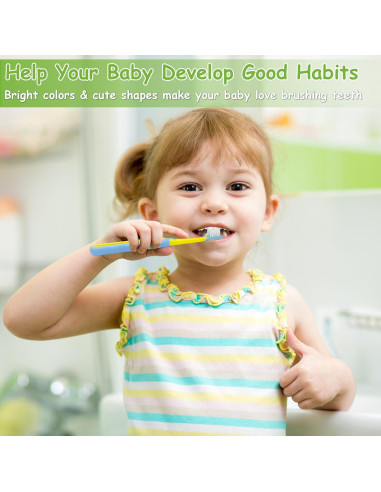 Cepillo de Dientes 3 Lados PANIMOSI para Niños 1-12 Años