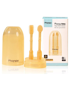 Limpiador de Lengua y Cepillo de Dientes Phanpy - Bebés 0-12 Meses