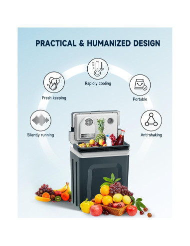 Enfriador y Calentador SubSun 27L Portátil 12V/110V Gris