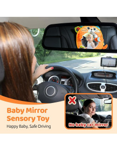 Juguete Colgante para Cochecito Jollybaby Gato Galés Espejo 2