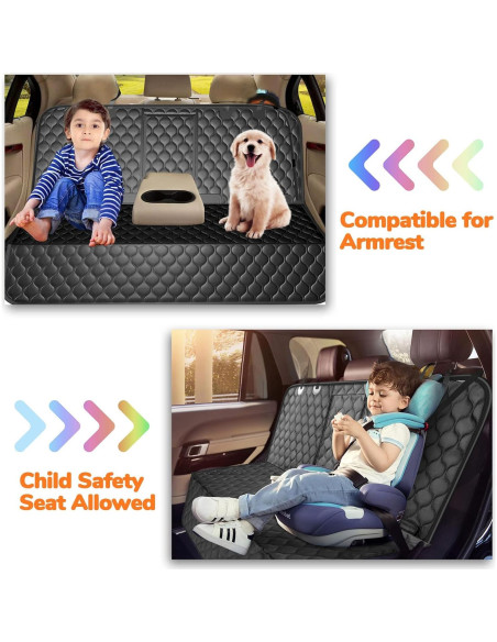 Funda de Asiento para Perros URPOWER Estándar 142 cm Impermeable Funda de Asiento para Perros URPOWER Estándar 142 cm Impermeable