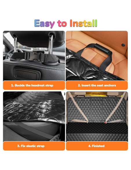 Funda de Asiento para Perros URPOWER Estándar 142 cm Impermeable Funda de Asiento para Perros URPOWER Estándar 142 cm Impermeable