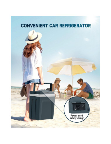 Enfriador y Calentador SubSun 27L Portátil 12V/110V Gris