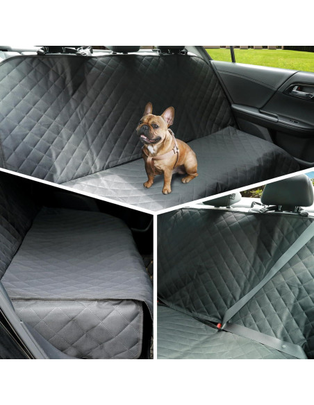Funda de Asiento de Coche Meolsaek para Perros Universal 139.7x114.3cm Funda de Asiento de Coche Meolsaek para Perros Universal 139.7x114.3cm